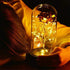 24K Gold Plating Rose  in a Glass  with LED Light